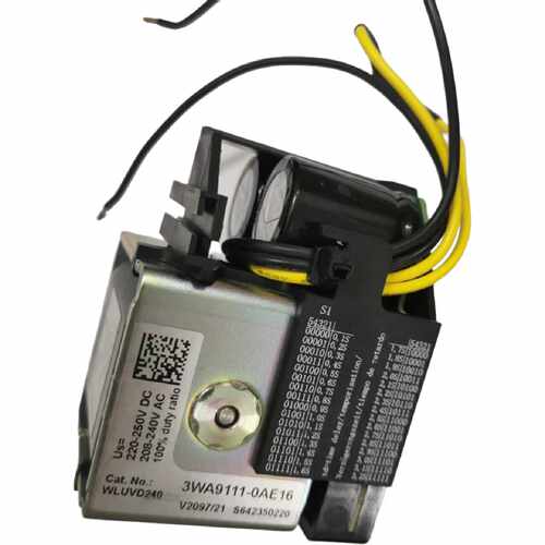 议价西门子3WA9111-0AE16欠压脱扣器 3WA/3WL框架断路器延时UVR-t