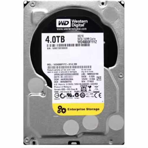 询价-WD4000FYYZ企业级金盘4TB
