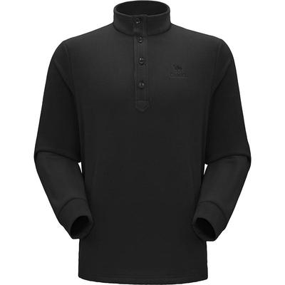 骆驼男装户外抓绒衣男款登山加厚保暖摇粒绒徒步冬内搭打底衫长袖