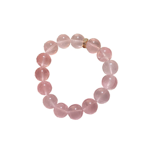 「美人心计」天然粉水晶招桃花手链易梦玲蒲言延陈昊宇同款手串女