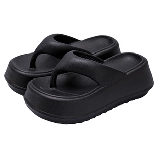 厚底人字拖女外穿夏季高跟2026新款海边沙滩凉鞋踩屎感夹脚拖鞋