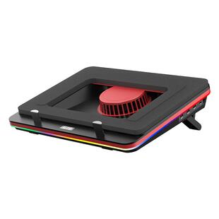 IETS GT500笔记本压风式散热器底座游戏本电脑散热支架防尘水冷风冷支持24W适配器18寸涡轮风压式散热器