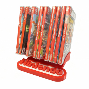Switch1/2游戏卡带专用展示架 PS4/PS5游戏光盘专用收纳盒 置物架