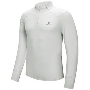 卡尔美长袖速干衣男女秋冬半拉链跑步健身训练服t恤保暖运动上衣