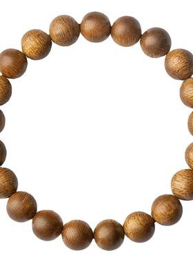 普陀山天然沉香木佛珠手串女木质学生手链情侣檀香手链男女民族风