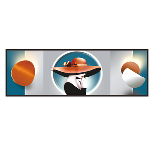 卧室床头墙纸自粘装饰画高级感墙画贴纸客厅沙发背景墙墙壁画贴画