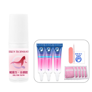 北鲲科技速干胶水免烤灯鲲固力速干胶快速粘卸不伤本甲牢固温和