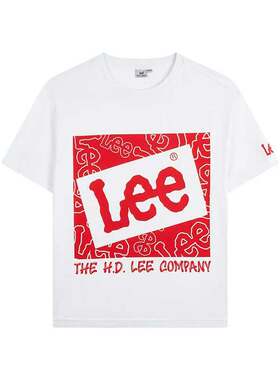 Leekids夏季印花透气短袖T恤