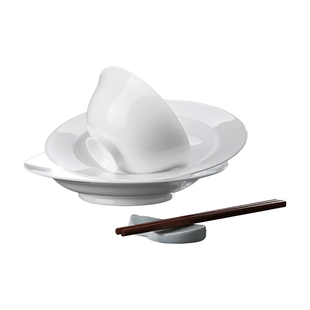 景德镇官方手工餐具陶瓷高温白瓷家用纯色吃饭碗盘子汤碗不易挂油