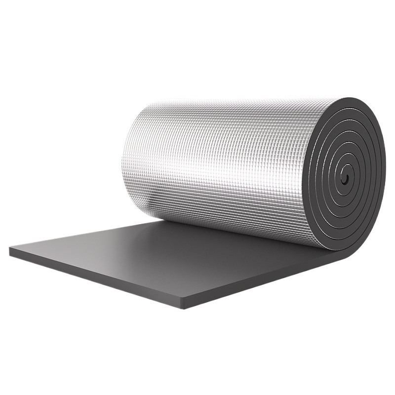 屋顶保温棉耐高温防火防水自粘材料防晒阳光房楼顶隔热棉铝箔板