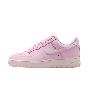 Nike耐克女鞋AIR FORCE 1空军一号AF1粉色运动休闲板鞋IR0871-600