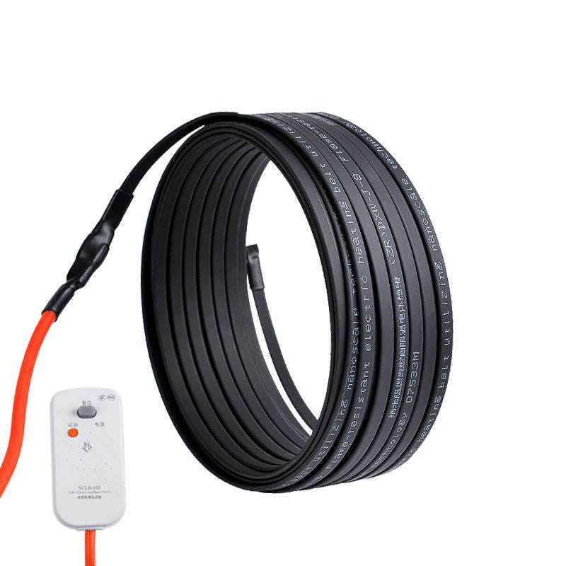 管道防冻电伴热带220v带温控开关控制器自限温农村水管加热缠绕带
