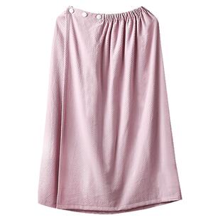 美容院浴裙女抹胸浴巾纯棉可穿可裹围裹胸浴衣客人服专用女款浴袍