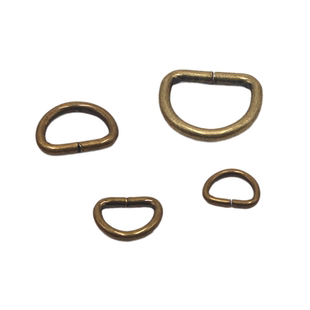 厚实款古铜色D字扣金属日字扣 口字扣D扣diy五金箱包背包包扣配件