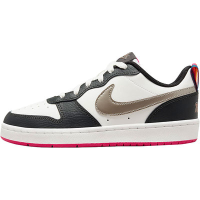 Nike/耐克正品Court Borough Low2女子GS大童板鞋 DJ0040-100