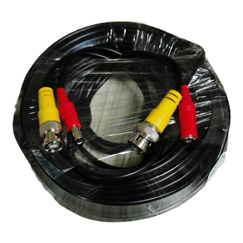 安防监控摄像头电源视频一体综合成品线15米 纯铜延长DC接头BNC