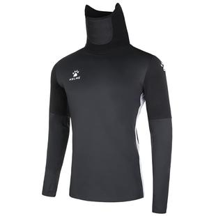 KELME卡尔美足球训练服长袖跑步运动面罩卫衣男新款套头衫上衣