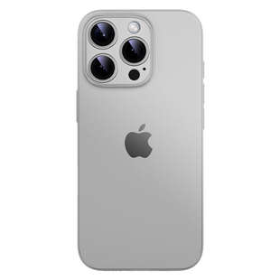 金佳适用苹果15promax超薄手机壳裸感新款iphone14promax保护套轻奢磨砂透明15pro高级散热全包防摔钛原色男