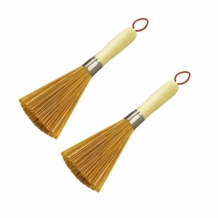 天然竹子刷锅神器竹刷子洗锅刷清洁厨房家用天然竹刷子洗碗饭店