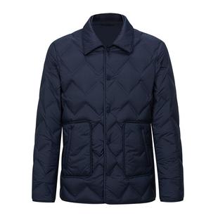 【轻柔鹅绒服】东博利尼2025秋冬新款短款轻薄羽绒服男夹克鹅绒服