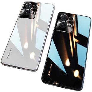适用opporeno8玻璃手机壳reno8pro镜头全包新款套por外壳+opooreno网红p十男女款ooporeno后0ppo曲屏5g高端加