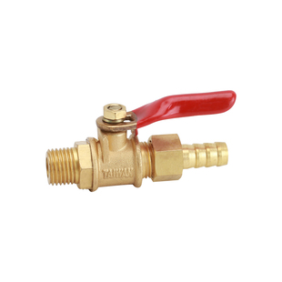 红柄球阀铜格林宝塔快插1分2分3分加厚内外丝外螺纹直通阀门开关