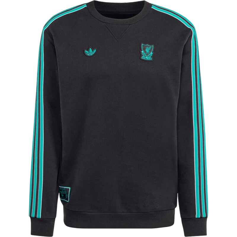 adidas阿迪达斯男子利物浦足球运动训练圆领套头衫卫衣JW5472