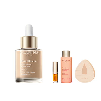 娇韵诗小奶瓶精华粉底液干皮保湿