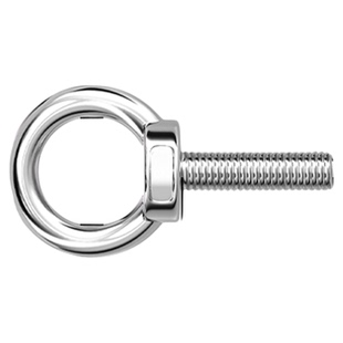 国标304不锈钢加长吊环螺丝螺母带圈起重套装组合带环螺栓穿墙杆