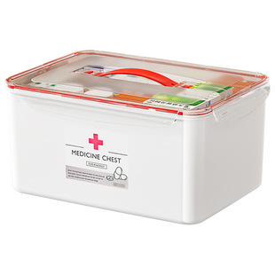 药箱家庭装药物药品收纳盒学生宿舍药包医疗箱家用大号急救医药箱