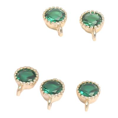 14k包金5mm手工材料饰品配件锆石