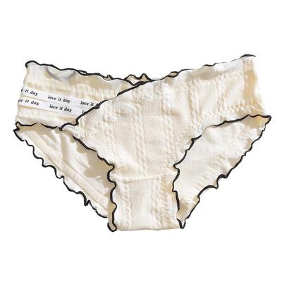 性感内裤女2024新款纯棉无痕低腰女士纯欲女生少女日系抗菌三角裤