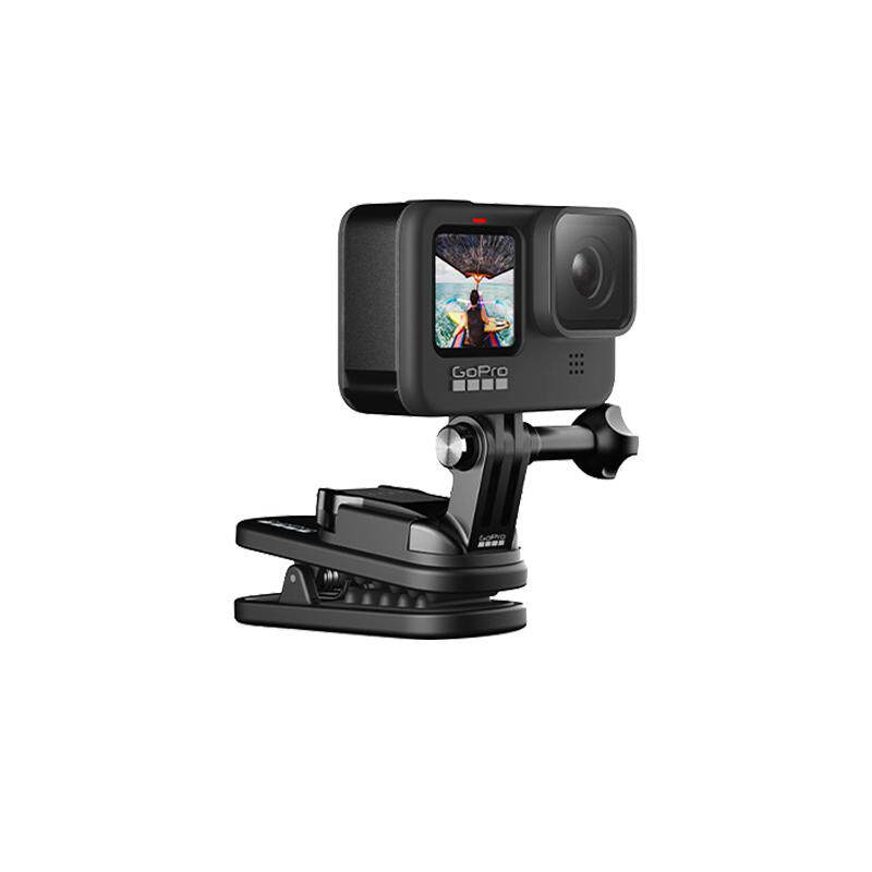 GoPro运动相机配件 磁吸旋转夹背包夹360度 适用于GoPro系列相机