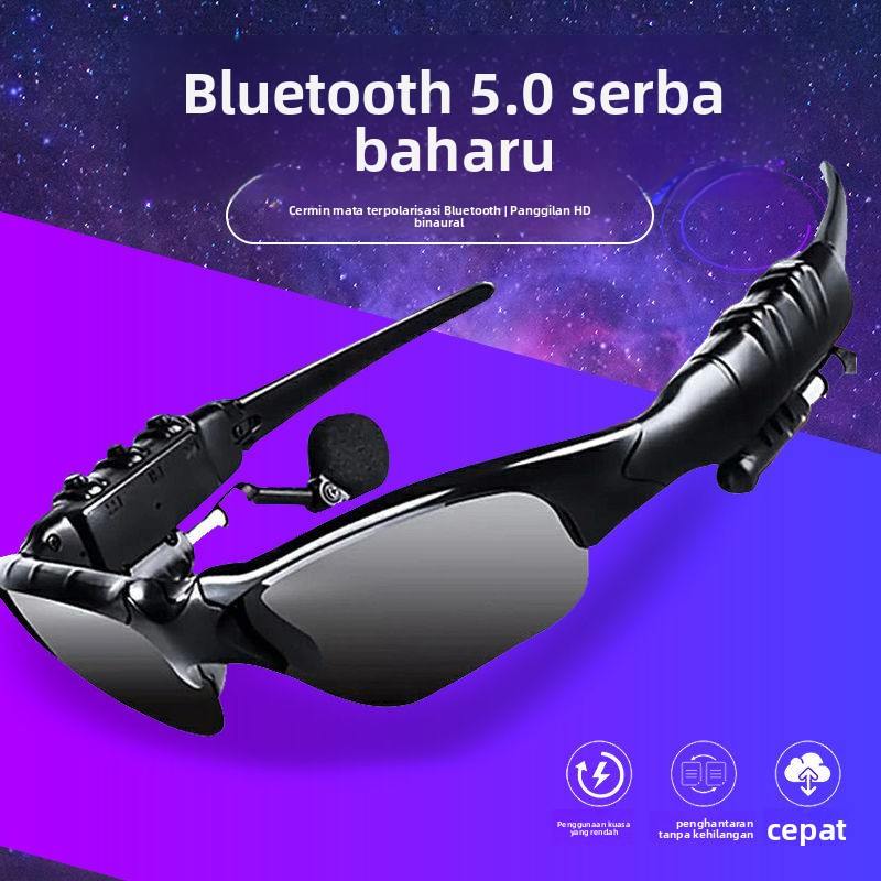 蓝牙眼镜听歌通话导航日夜偏光无线智能耳机开车多功能太阳眼墨镜