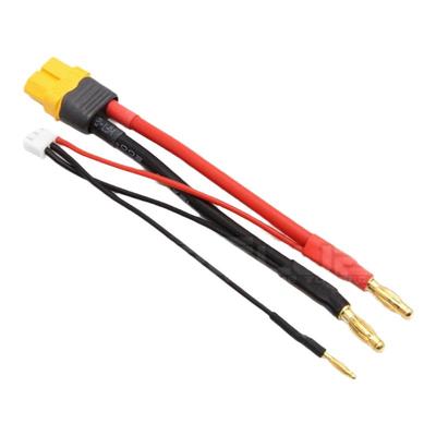 AMASS插头 2S锂电池 香蕉插带4MM 2s平衡头XT60充电线 连接线