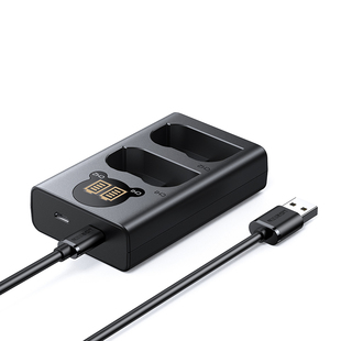 绿联相机电池充电器en-el15适用于nikon尼康Z6 Z5 D7200 D7100 D7000 D610 D750 D500 D800 D600 Z7单反配件