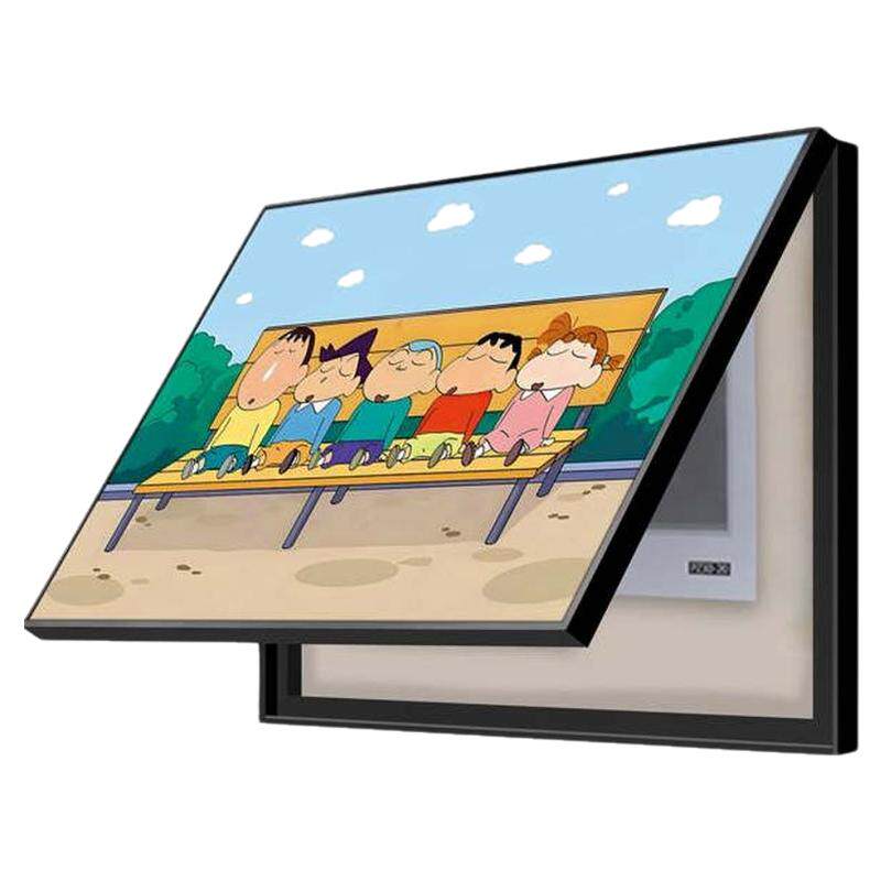 蜡笔小新卡通翻盖电表箱装饰画