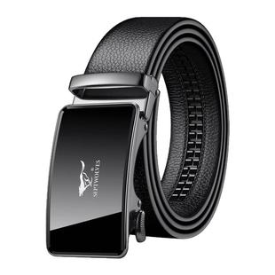 七匹狼皮带男士头层牛皮腰带真皮自动扣正品品牌纯商务高档裤带