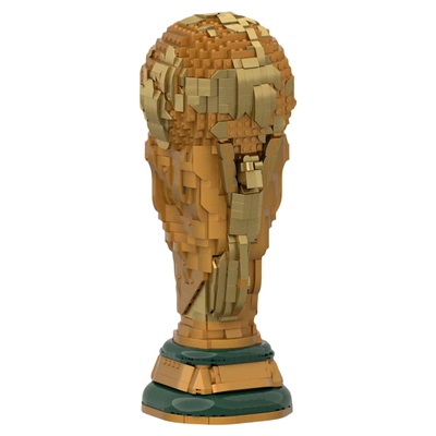 2026周边c罗世界杯足球场奖杯大力神杯国产fifa梅西乐高积木玩具