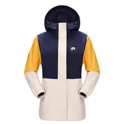 骆驼冲锋衣熊猫系列单层外套冬季