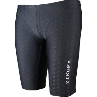 英发泳裤男士五分专业防水鲨鱼皮  低腰 比赛训练游泳裤