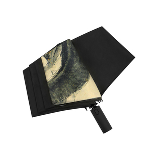 rabbituu【沈周观猫】自动伞遮阳伞雨伞女防晒伞防紫外线文创礼物