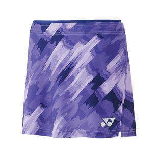 YONEX尤尼克斯yy中国羽毛球队大赛服女款运动短裙速干修腰身26130