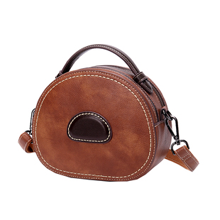 爆款上新小包包2026新款网红小圆包复古手提包斜挎包时尚女单肩包