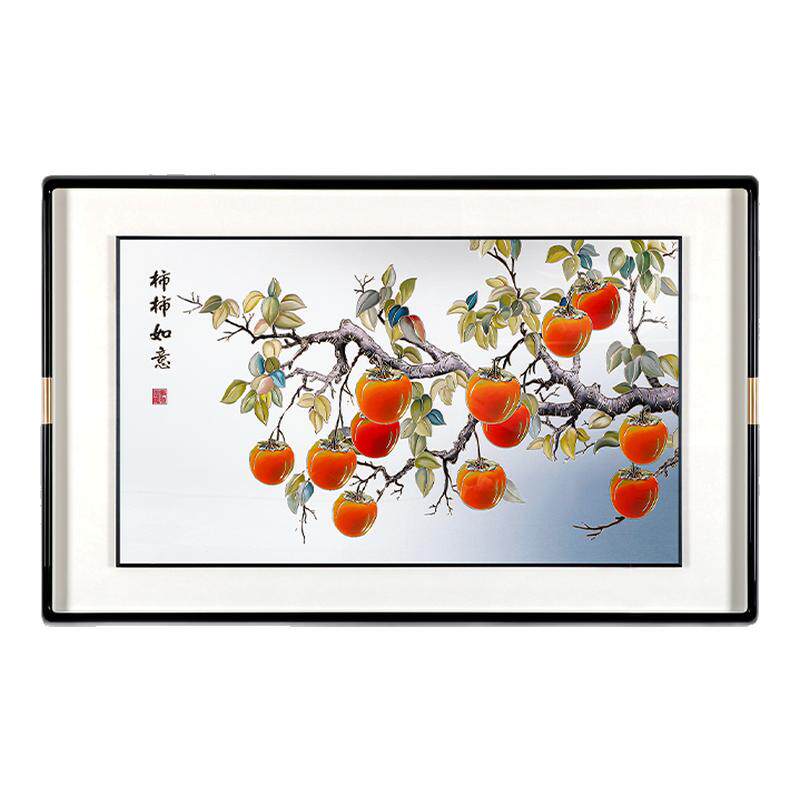 君自在餐厅新中式手工雕刻装饰画