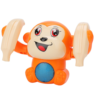 【声控感应】电动翻滚小猴子