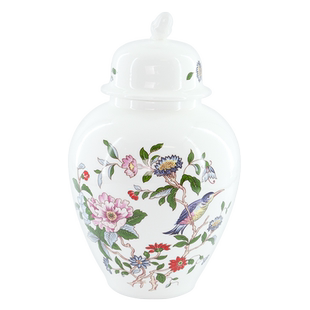 英国Aynsley安斯丽将军罐系列英式骨瓷轻奢花瓶客厅摆件插花瓶