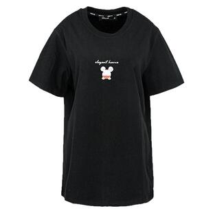 HAVVA宽松落肩袖短袖T恤女长绒棉慵懒感半袖上衣2026春夏季T71331