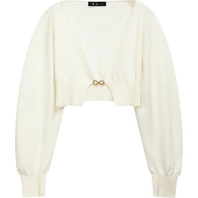 播黑标系列商场同款2024春新款v领针织开衫女BDR1UD2112