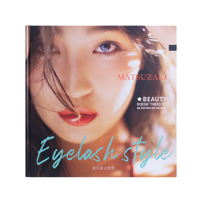 松崎新款美睫图册71款式眼型设计效果图教程搭配顾客选款睫毛册子
